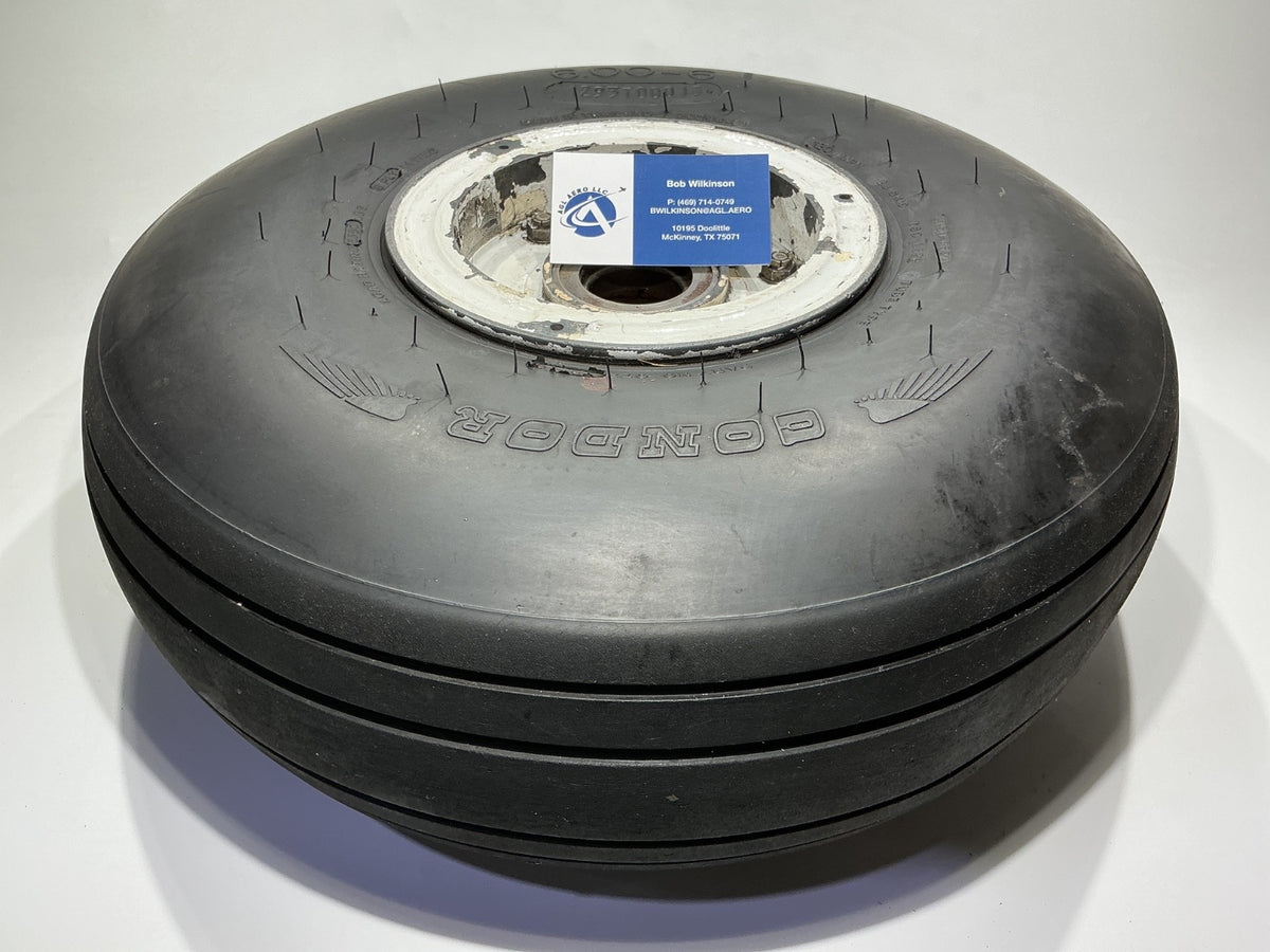 P/N: 36-8001-3 Wheel Assy, Main Gear with Tire - Tread Wear Spot (AR)