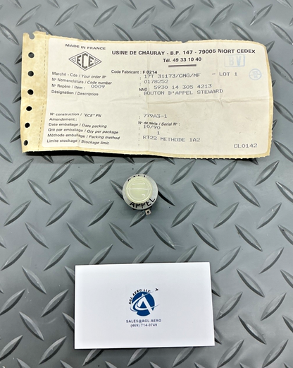P/N: 779A3-1 ECE Micro Push-Pull Switch (NOS)