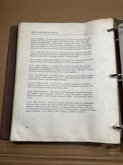 Service Manual Piper PA-23 Apache (1960)
