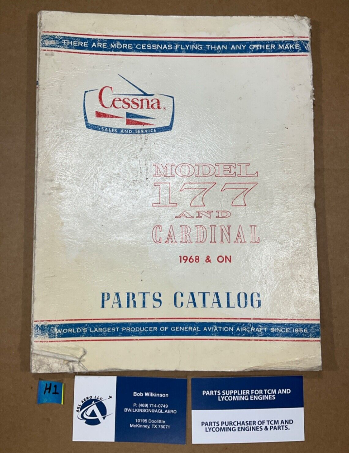 Parts Catalog Cessna Model 177 & Cardinal: 1968 & ON