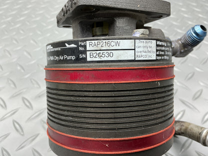 P/N: RAP216CW RAPCO Dry Air Pump with Parker Filter (1J7-1) (AR) - for one