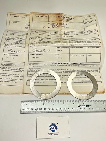 P/N: 60-820032-5 Shim-Nose Gear Brace w/8130 (NOS)  - For One