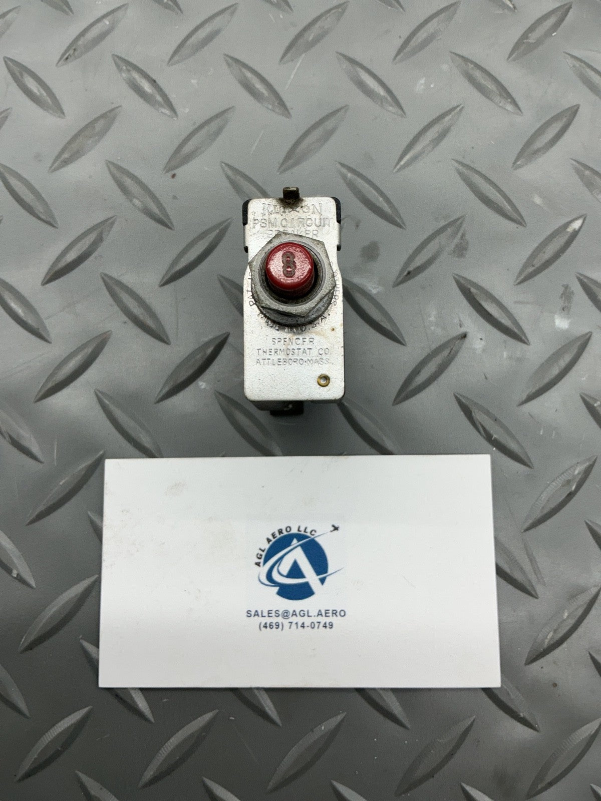 P/N: PSM-8N Klixon PSM 8 Amp Circuit Break (AR)