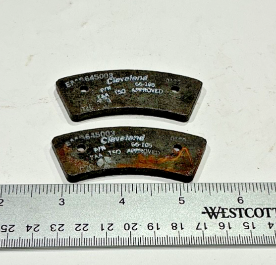 P/N: 66-105 Cleveland Brake Lining (NOS) - for one