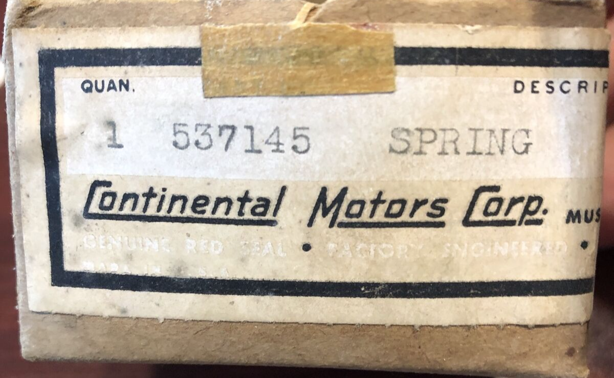 TCM - Spring P/N: 537145