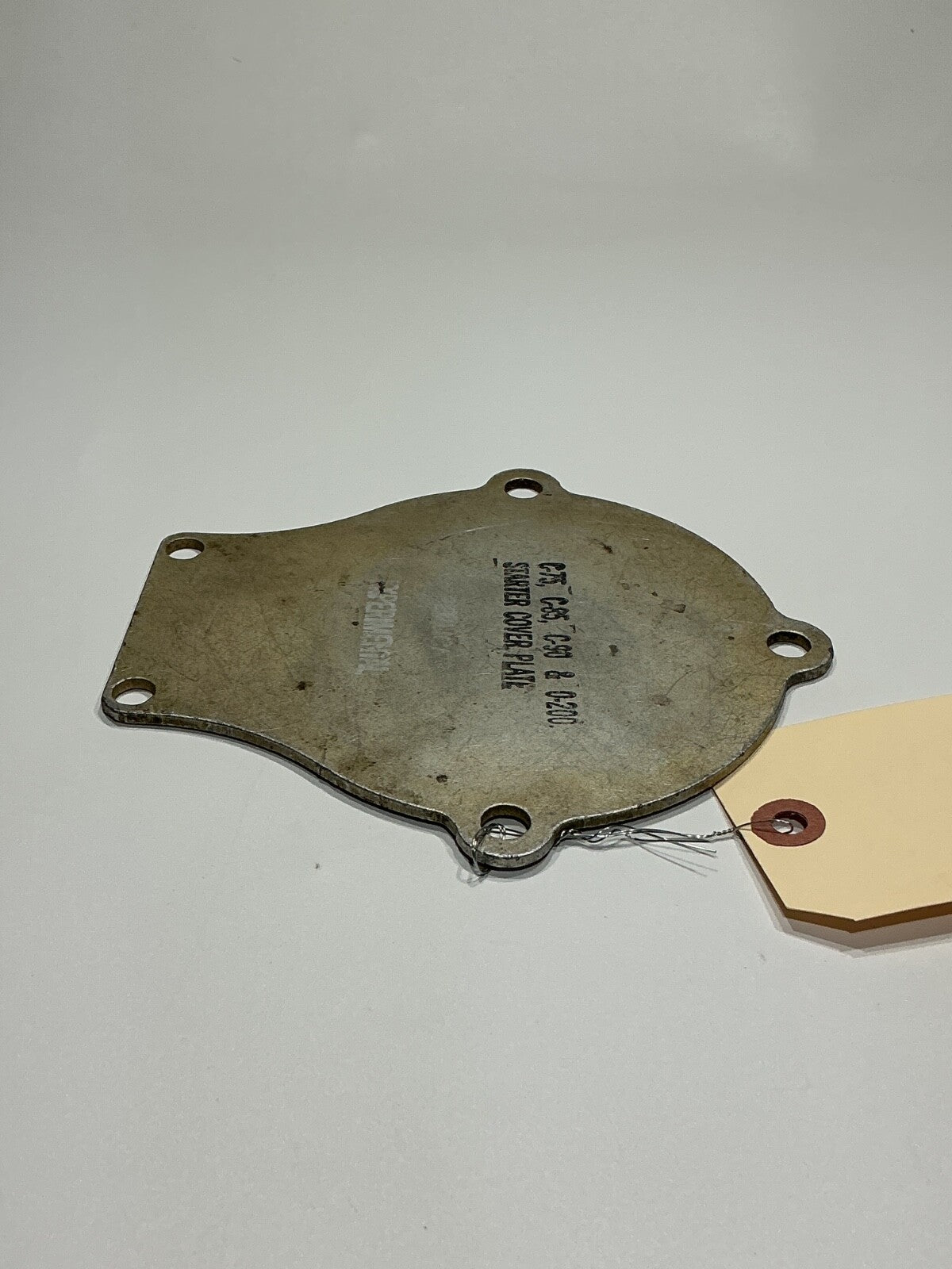 P/N: EXP40441 Continental Style Starter Cover Plate - Experimental Only