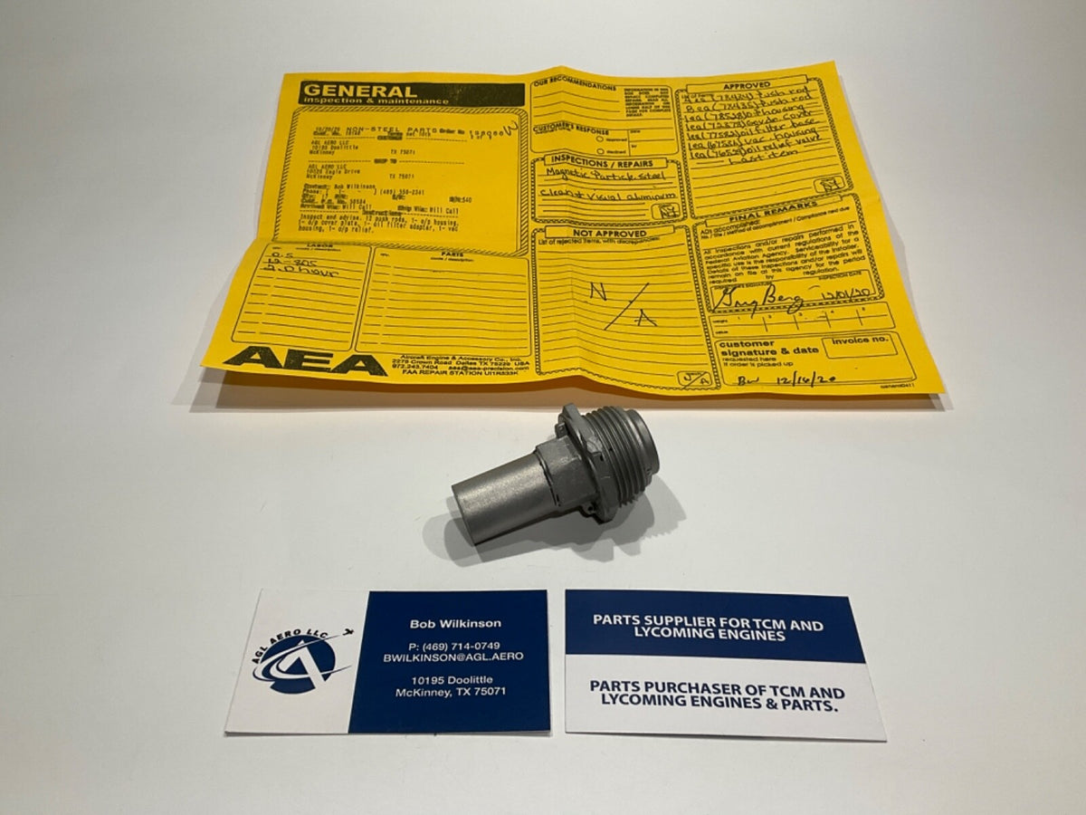 P/N:  76529	Plug - Oil Relief Valve Std (IN)