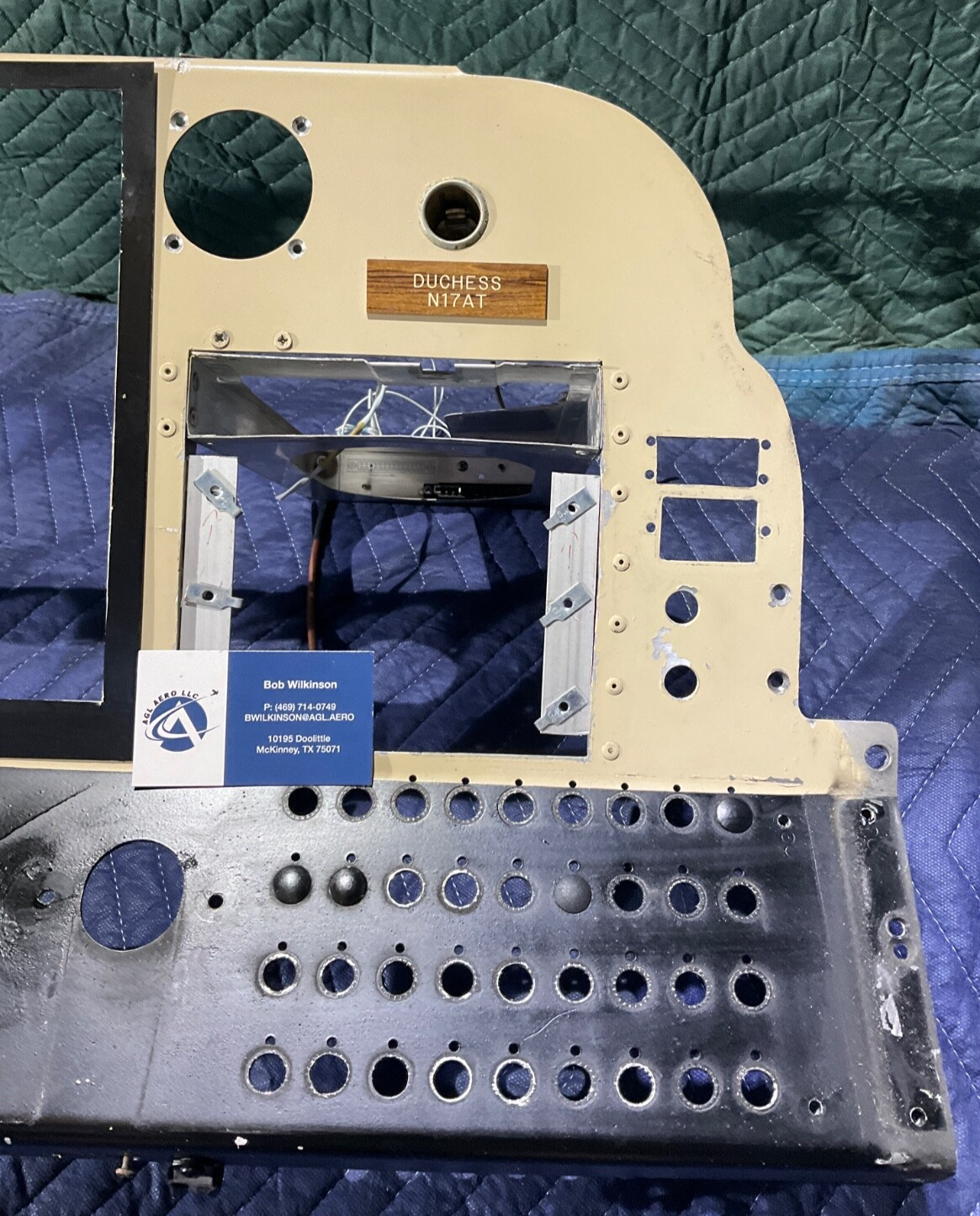 P/N: 105-320010-3 Instrument Panel (AR) - Duchess 76