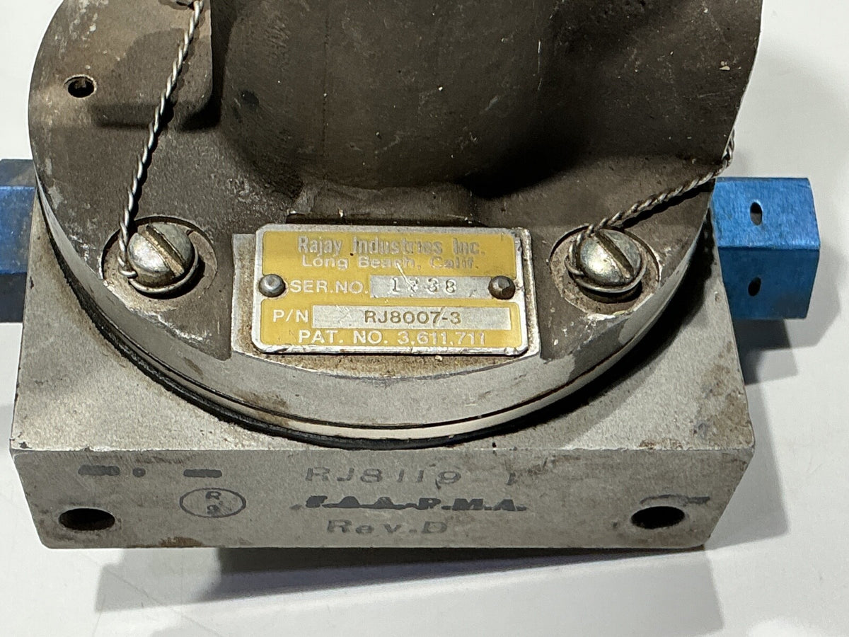 P/N: RJ8007-3 Rajay Controller Valve Assembly - (AR)