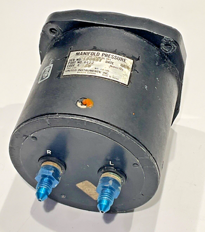 P/N: 6122 United Instruments Dual Manifold Pressure Indicator (AR) - Duchess 76