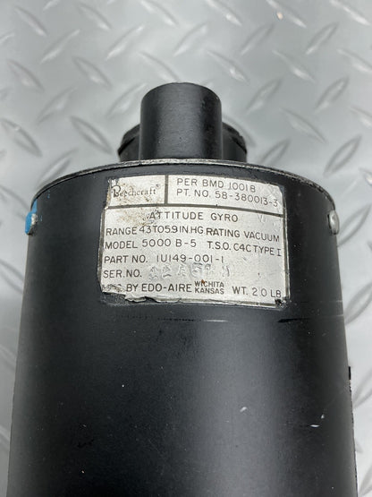 P/N: 58-380013-3 Edo-Aire Attitude Gyro 5000B-S Alt P/N 10149-001-1 (AR) - for 1