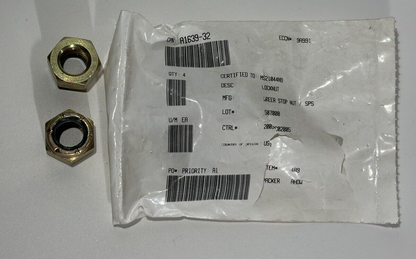 P/N: A1639-32 Cessna Lock Nut (Alt P/N MS21044N9)