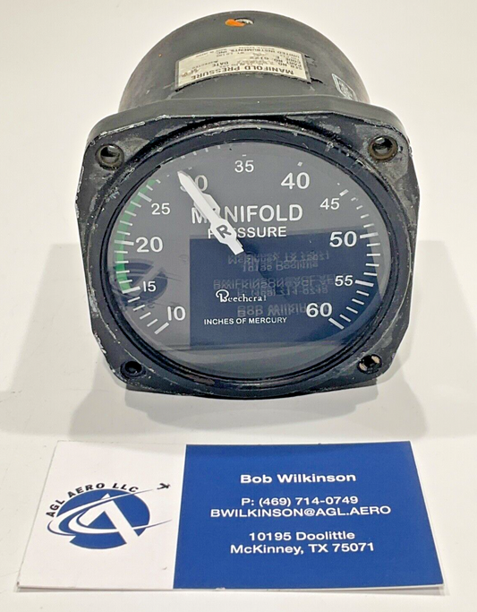 P/N: 6122 United Instruments Dual Manifold Pressure Indicator (AR) - Duchess 76