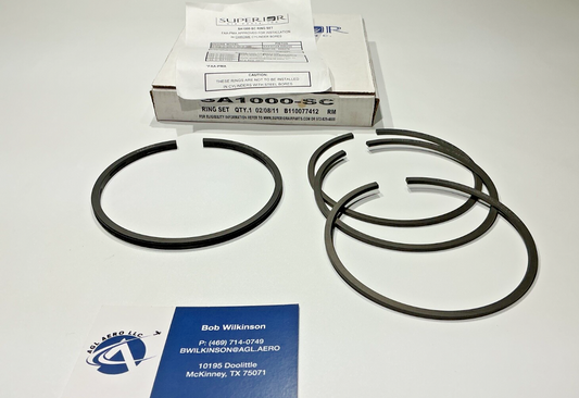 P/N: SA1000-SC Superior Piston Ring Set (NE) - for one set