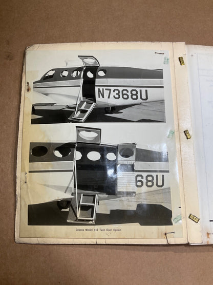 Parts Catalog Cessna Model 411; September 1965