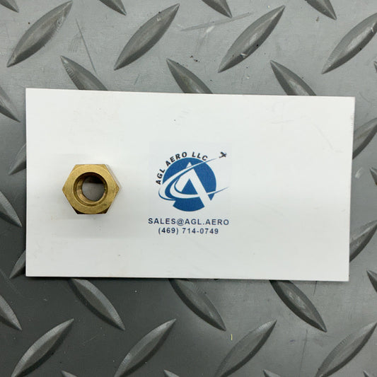 P/N: SA22022 Superior Continental Brass Exhaust Nut (NE)