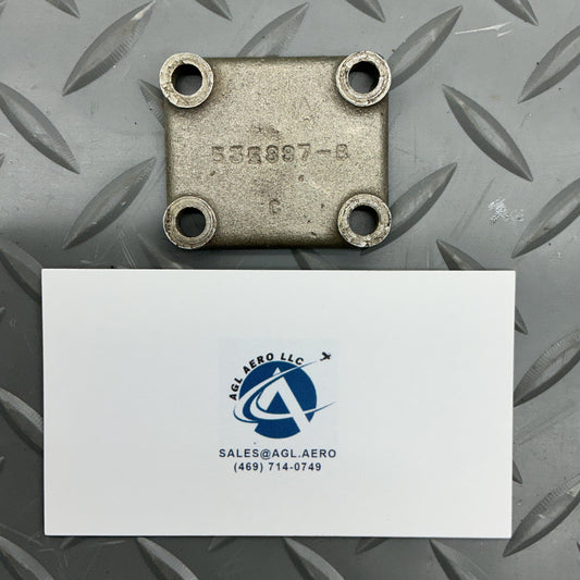 P/N: 535887 Continental Tachometer Gear Box Cover Plate (AR)
