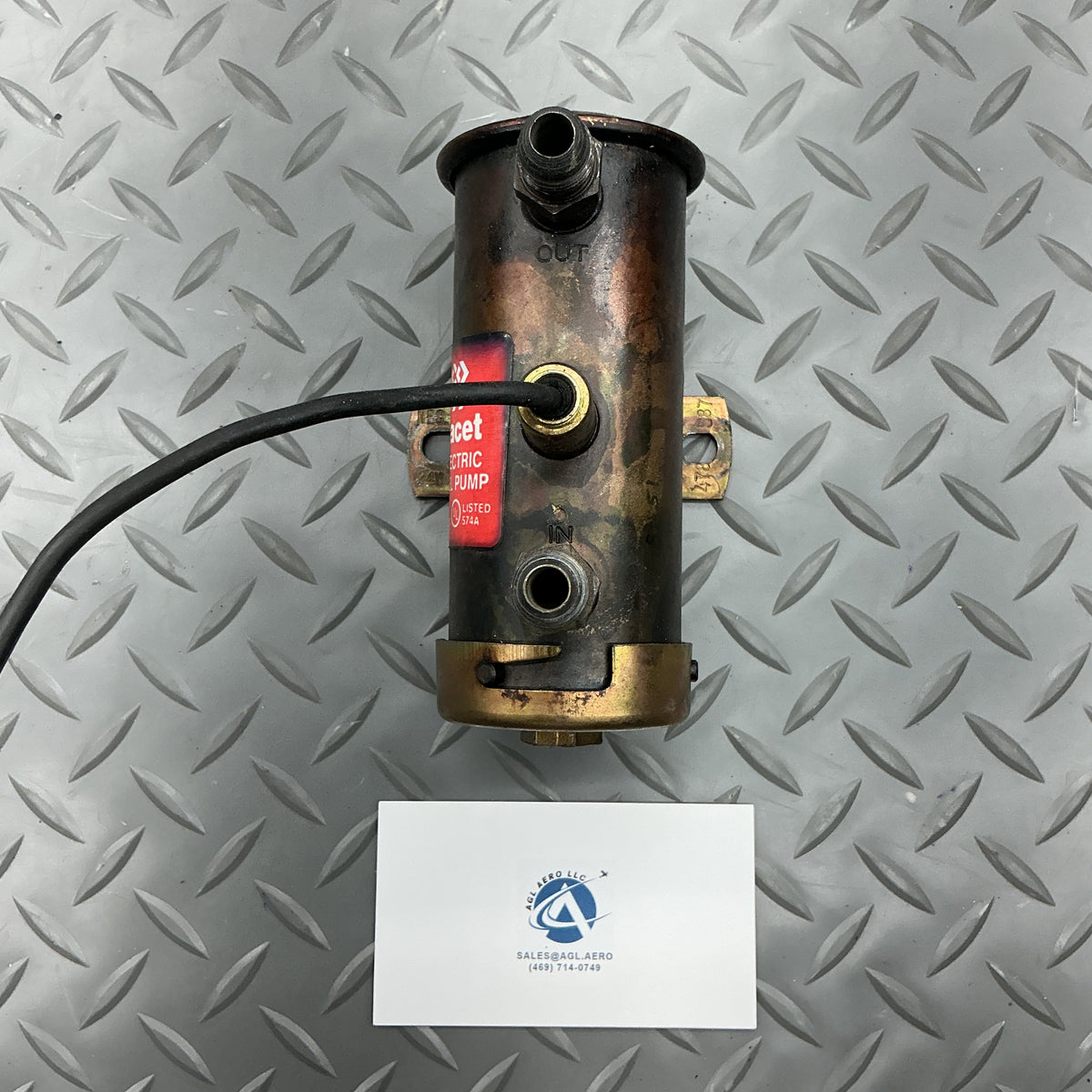 P/N: 478587 Duchess Fuel Boost Pump - 28 Volt (AR)