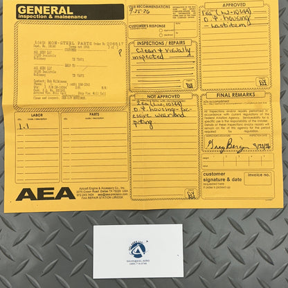 P/N: LW-10344 (S/S 51A29876) Lycoming Body Assembly Oil Pump (IN)