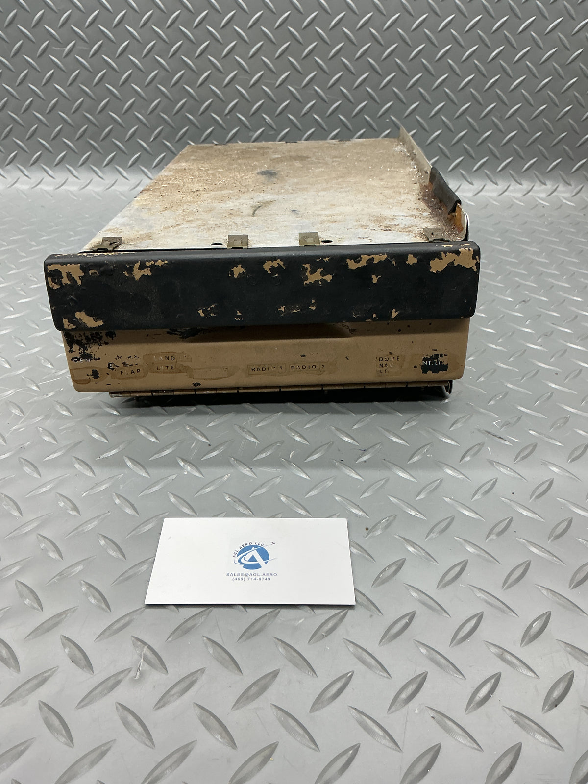 P/N: 0413034-200 Cessna 150G Glove Box Assembly with Door (AR)