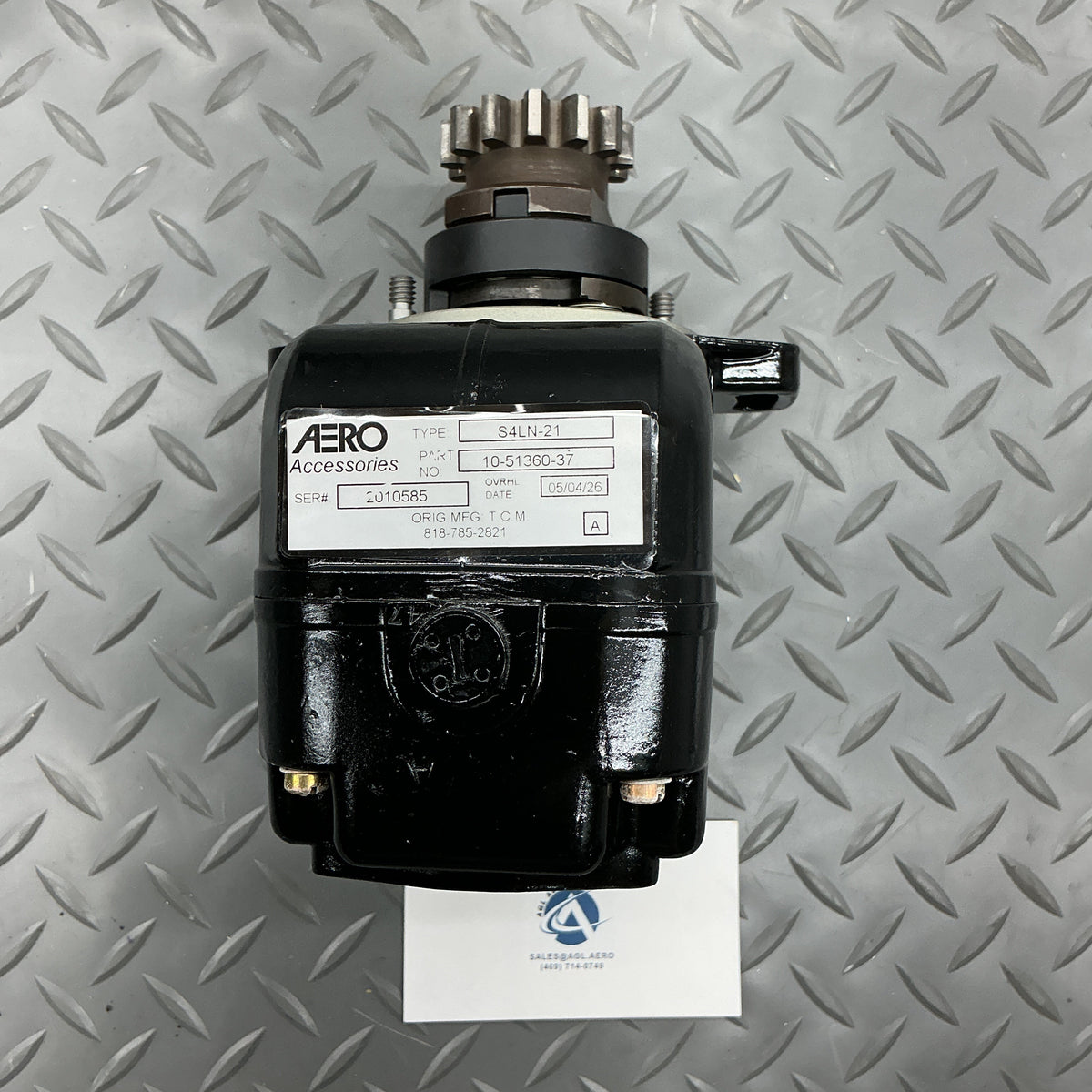 P/N: 10-51360-37 Aero Accessories Magneto w/ Gear (OH)